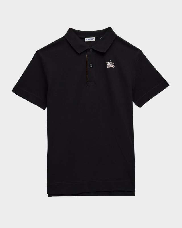Boy's Johane Cotton Pique EKD Polo Shirt, Size 3-